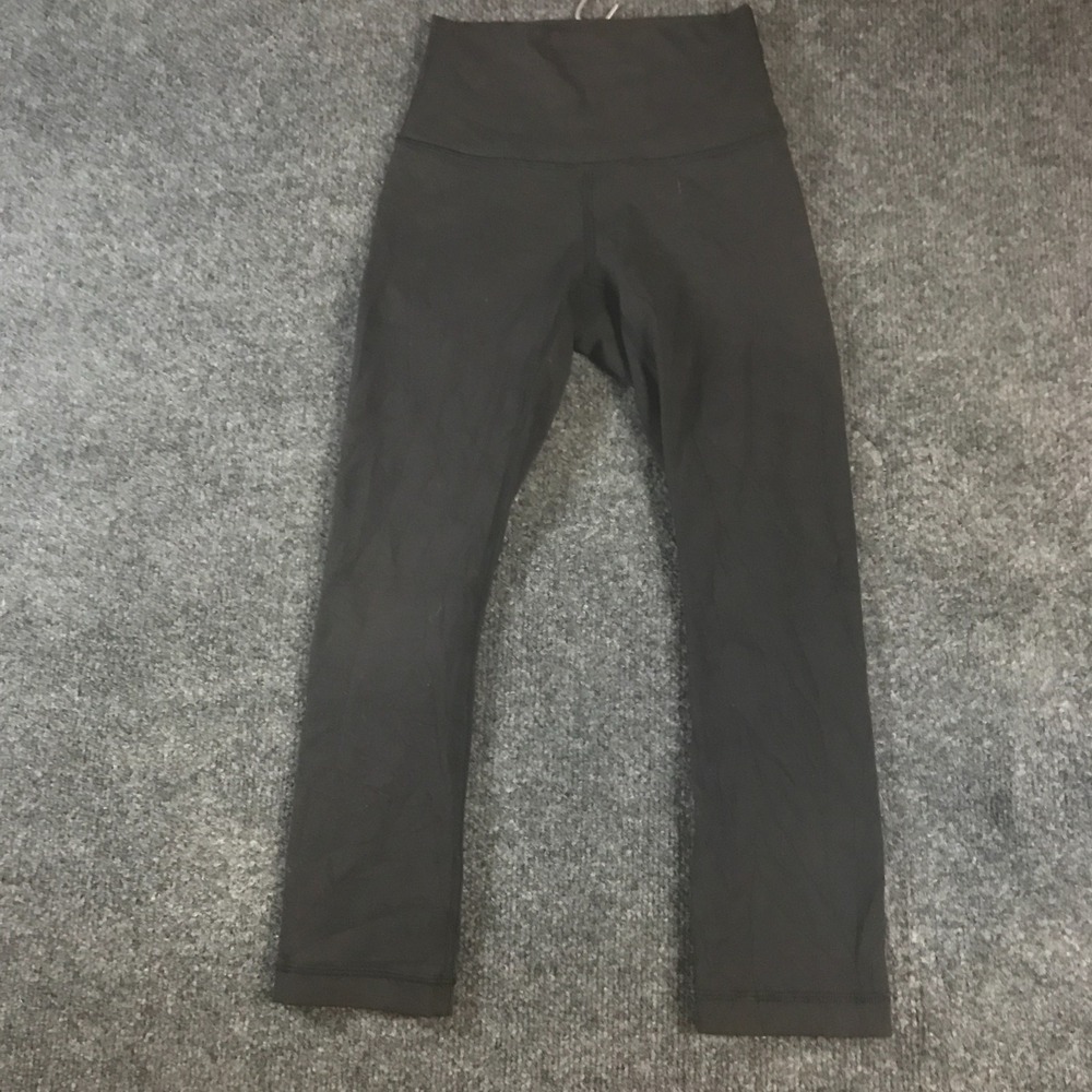 Lululemon Align No Line Pants Women 19x20 Black Pull On Running Training Workout